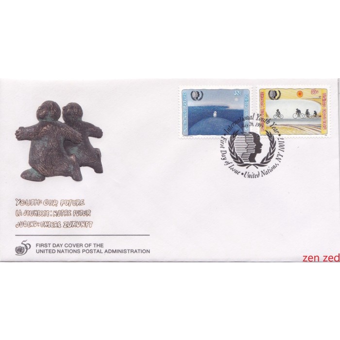 

A376 Prangko United Nations FDC 1995 Youth - Our Future 1 Pcs