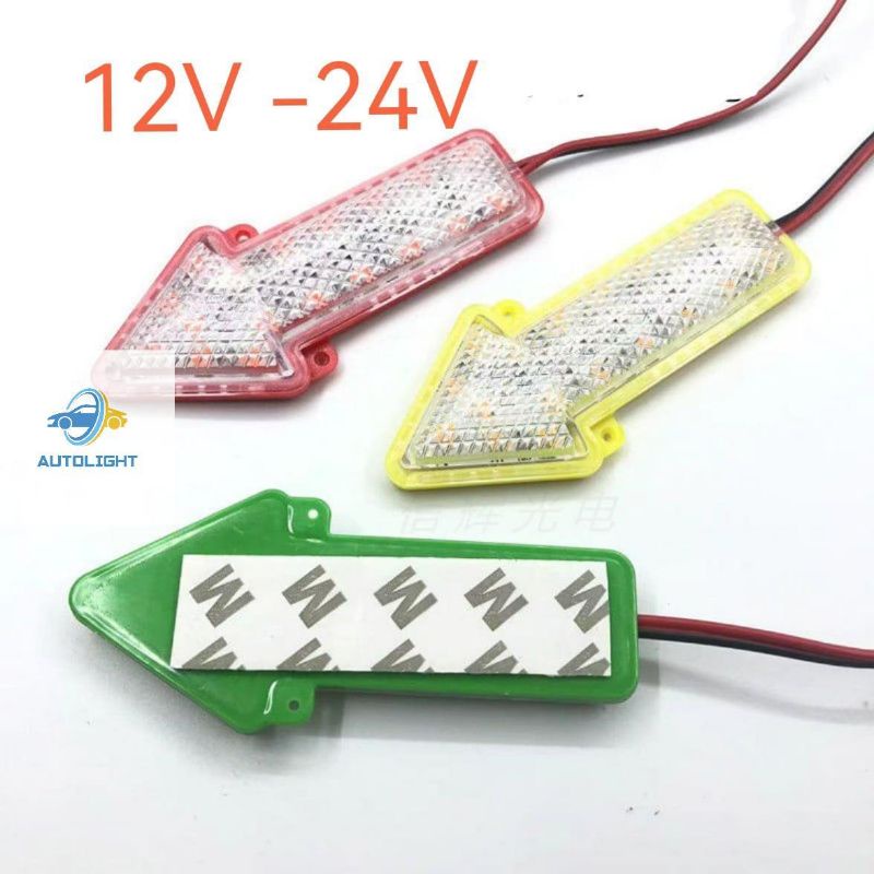 LED Lampu Modul Panah 24V &amp; 12V Tambahan Sein