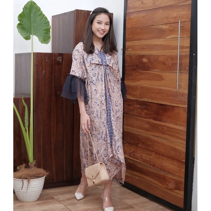 (SEWA baju kondangan / RENT) batik maheswara - nabila kaftan