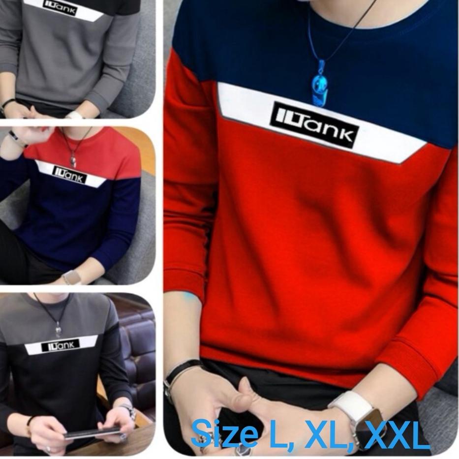 Promo JUANFashion899 Kaos Pria Jf.ILtank Kaos Pria Distro Keren Kaos Pria Lengan Panjang Murah Kaos 