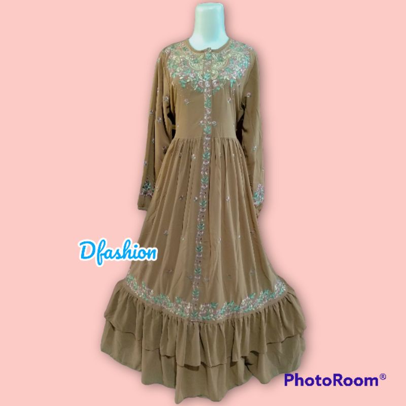 GAMIS LONG DRESS PANDORA REALPICT BEST SELLER TERMURAH
