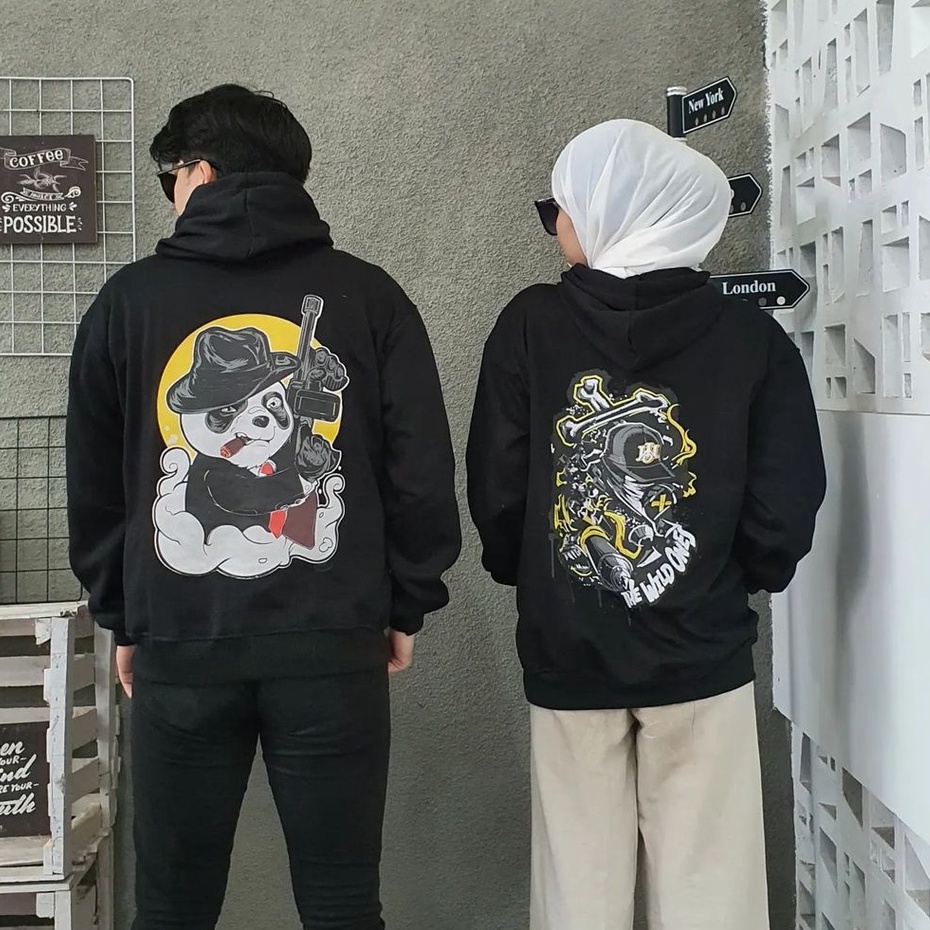 Sweater Hoodie Stay Humblee And Dont Panic Jumpper Atasan Couple Trendy