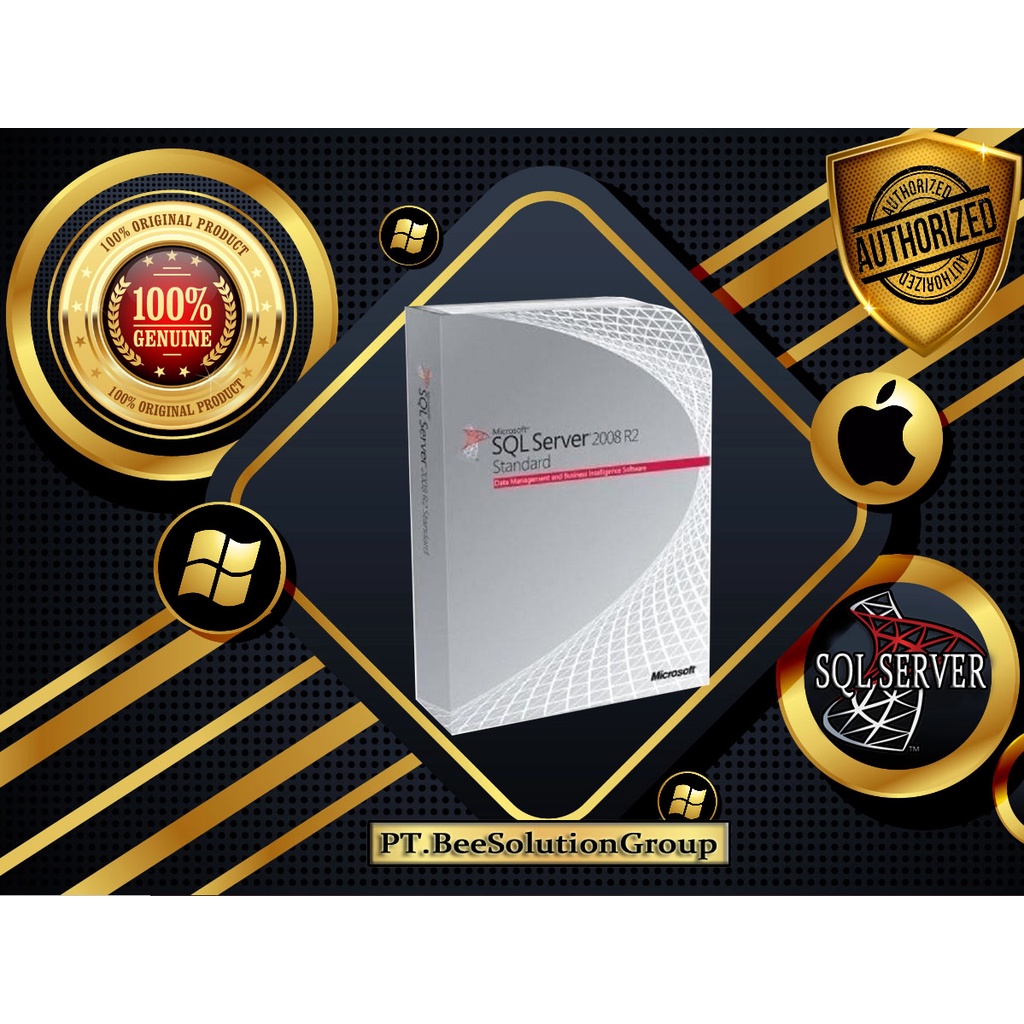 Microsoft SQL Server 2008 R2 Standard,SKU 228-09180,32/64-bit
