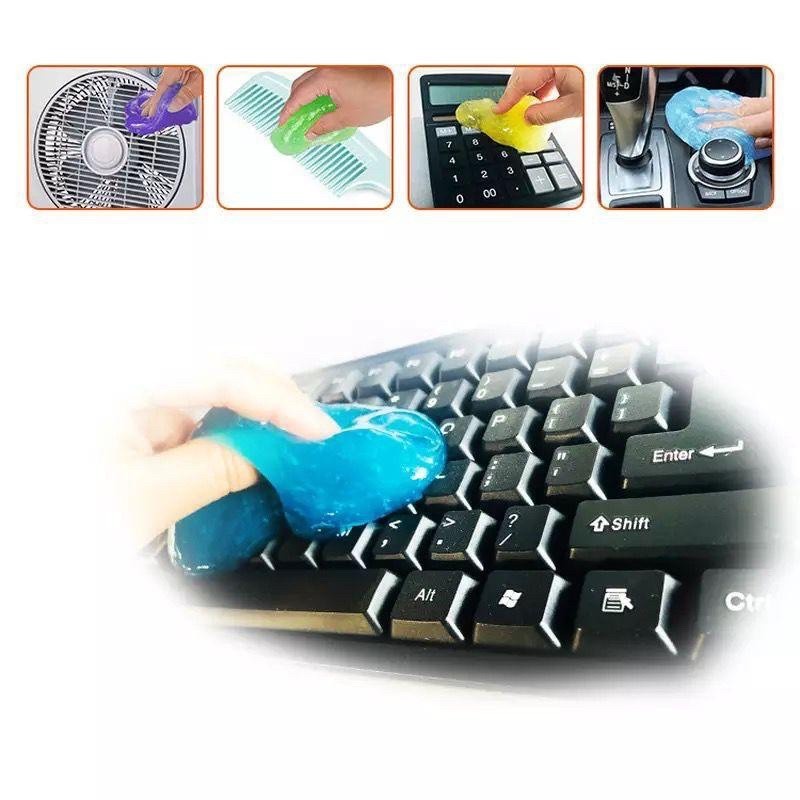 (HK_88)SUPER CLEAN GEL SLIME GELLY MAGIC GEL PEMBERSIH DEBU KEYBOARD AC DASHBOD