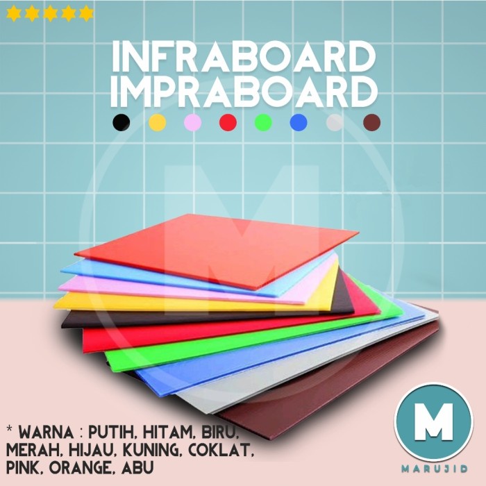 

Impraboard Infraboard / Impraboard Putih 120X35 Tebal 5Mm ( Garis Di 120Cm)