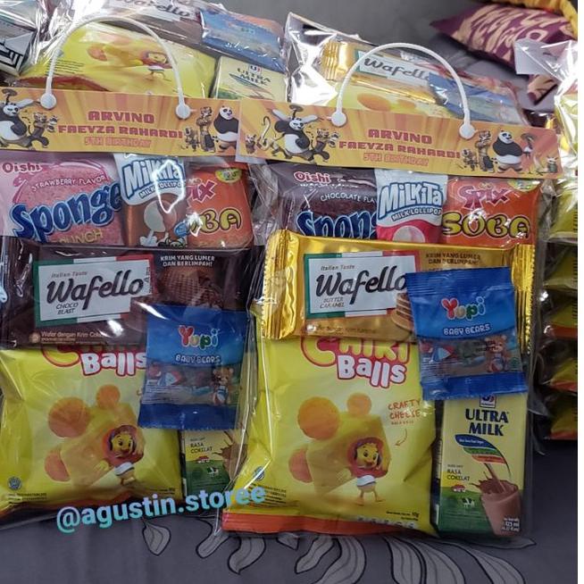 

TERLARIS Paket Snack Ulang Tahun Anak (Free Custom Karakter)