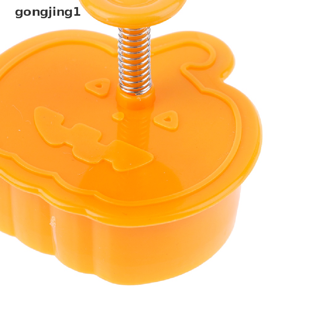 Ggg Halloween Tema Labu Hantu Plastik Cookie Cutter Plunger Kue Dekora Tools ID