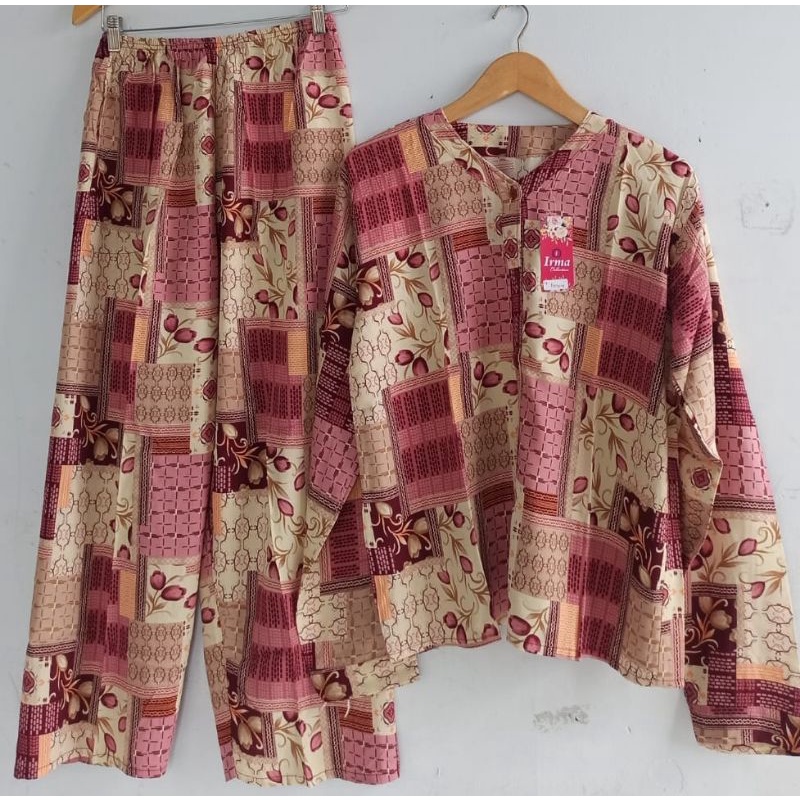 PIYAMA KANCING HITS PIYAMA PANJANG KANCING BUSUI | PIYAMA RAYON | HOMEWEAR
