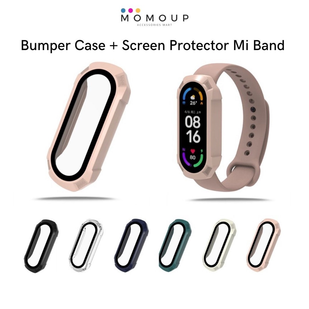 Bumper Case Xiaomi Mi Band Screen Protector Mi Band Casing With Screen Protector Set