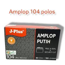 

AMPLOP PUTIH POLOS NO. 104 (95mm X 152mm)