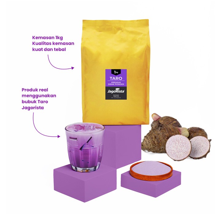 

1 Kg Jagorista - Taro - Premium Bubble Drink Powder