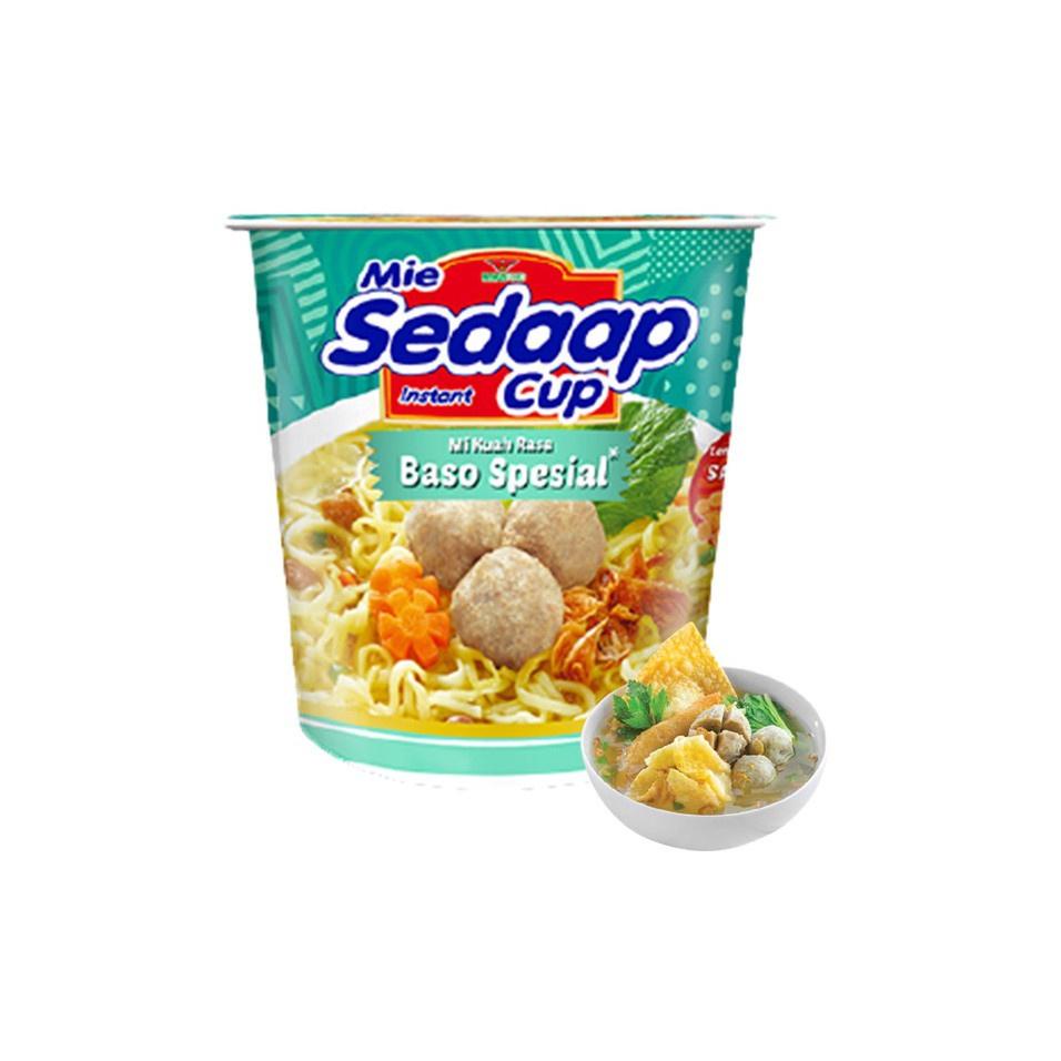 

➵ SEDAAP Mie Instan Cup Bakso Spesial 77 GR ⇠