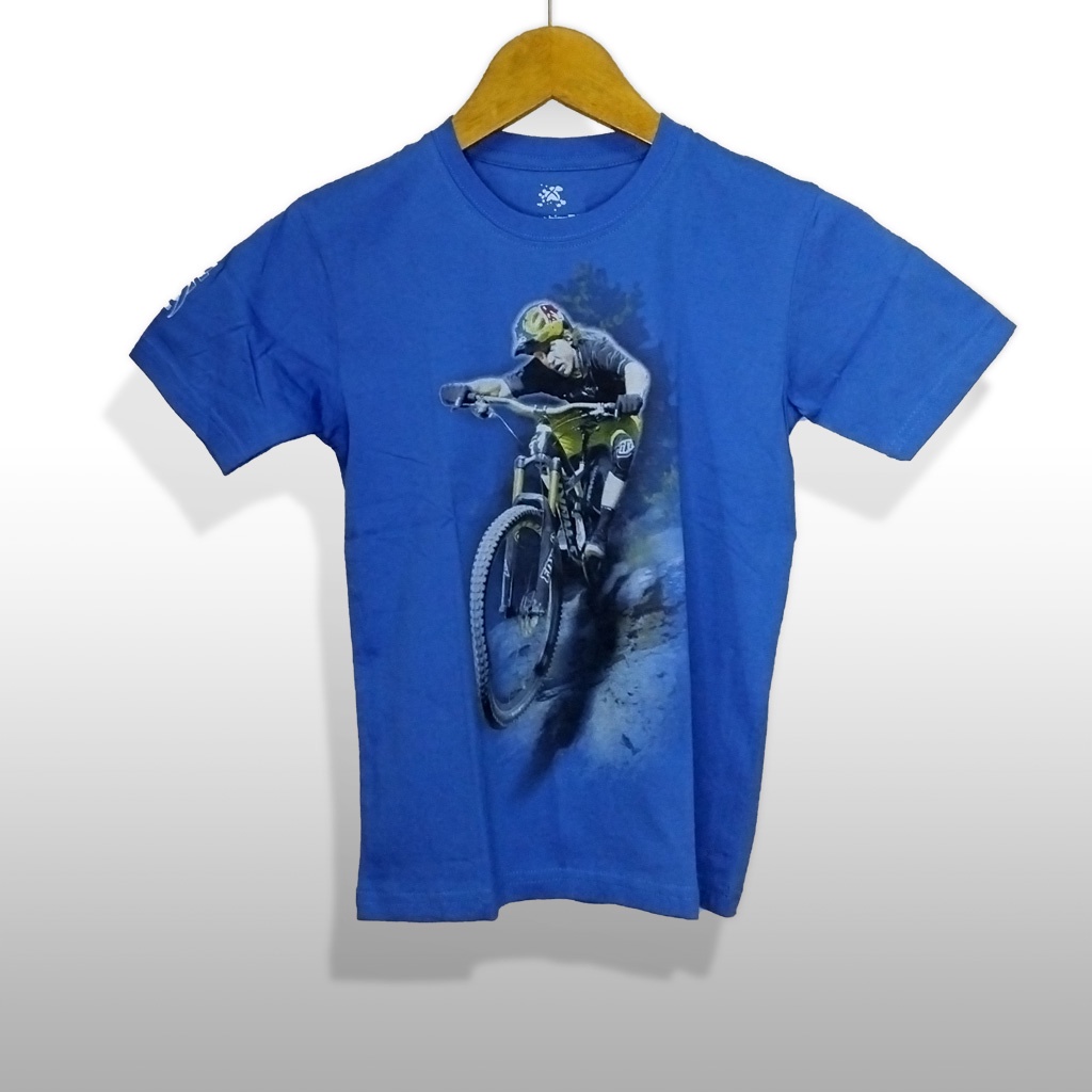 Downhill - Genethics T-Shirt Kids - Kaos 3D - Kaos 3 Dimensi - 3D T Shirt - Kaos Anak