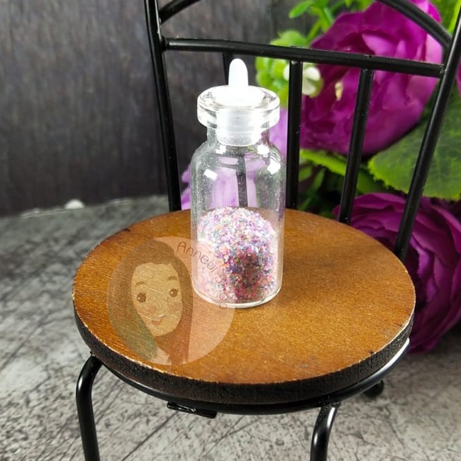 Sand Glitter in Bottle Nail Art Craft Kosmetik Hiasan Kuku Eye Korean Make Up Handphone Decorations Wedding Party Cosplay Metallic Holographic Iridescent Shimmer Star Chunky