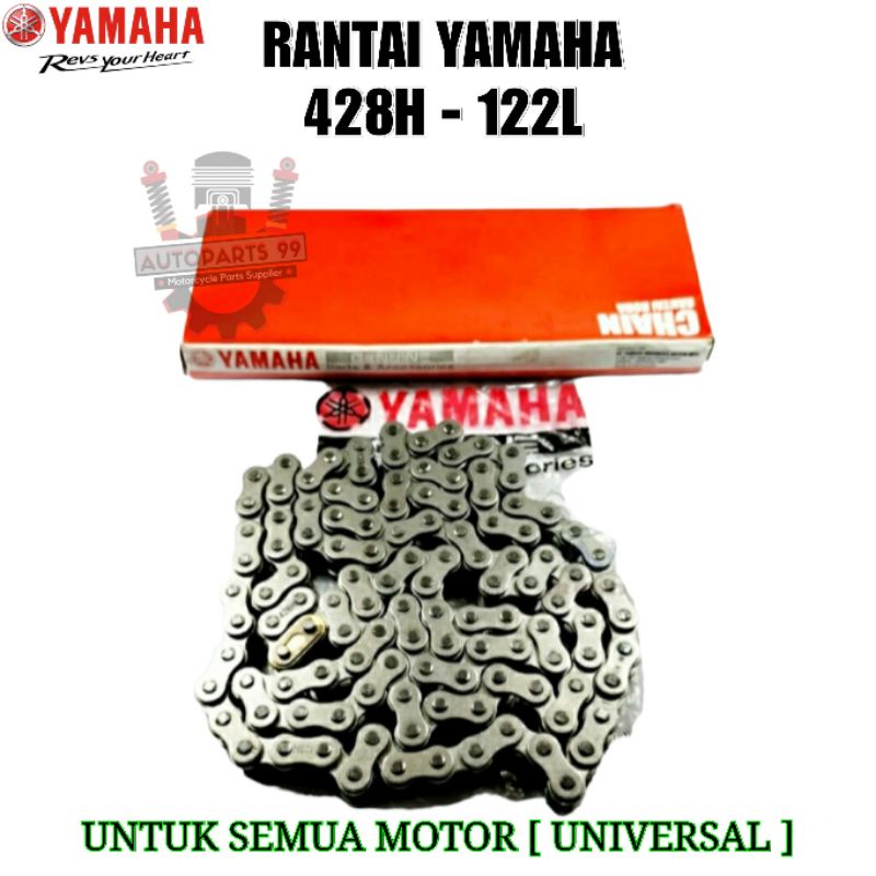 Rantai Yamaha 428H - 122L Untuk Semua Motor Universal Rantai Only Yamaha 428H - 122L Universal