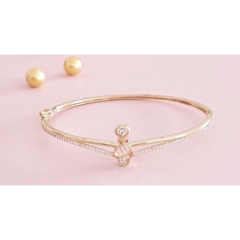 Gelang oval bangle yt kadar 375 saranghaeo model korea