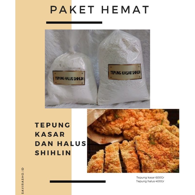 

PAKET SHIHLIN DAN TEPUNG HALUS RENDAMAN SHIHLIN 1KG