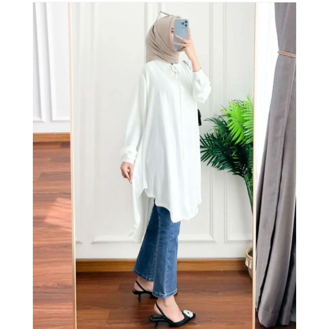 TUNIK TERBARU WANITA BAHAN CRINKLE AIRFLOW PREMIUM BUSUI FRIENDLY