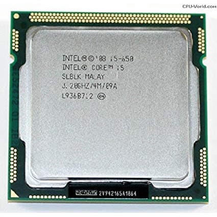 PAKET MOBO H55 &amp; Intel Core i5 650