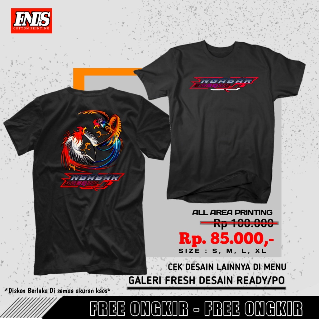 Kaos T-SHIRT Petarung Ayam Team Fighter Berkorban Demi Juragan Baju Komunitas Ayam Bangkok Katun Com