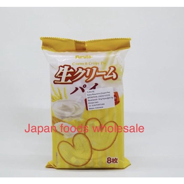 

Furuta Fresh Cream Pie 52Gr / Biskuit Jepang / Cemilan Impor Best Seller