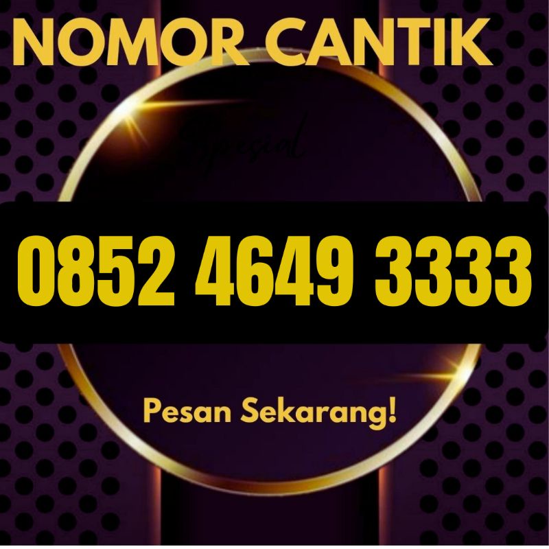 nomor cantik as 0852 4649 3333