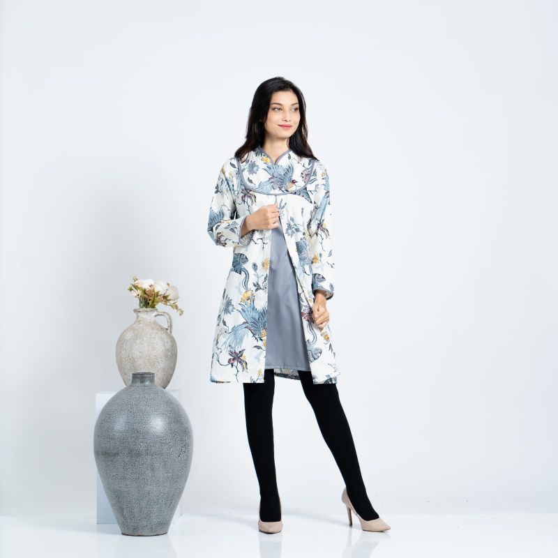 LANGITJUA BATIK SOLO - Glenca 02| Tunik Batik Model Pias