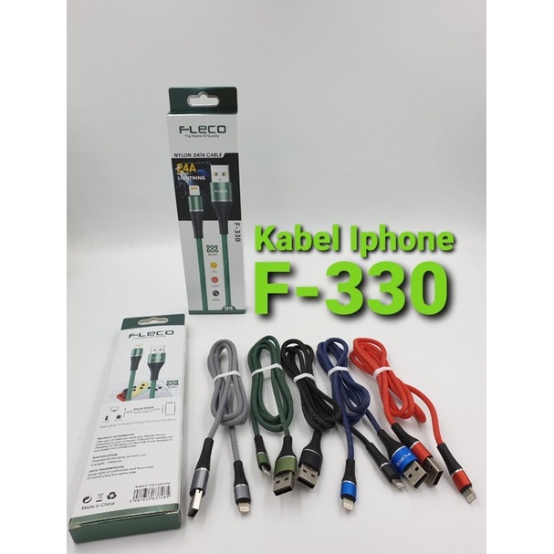 PROMO KABEL DATA FLECO F330 MICRO TYPE C SUPPOR FAST CHARGING 2.4A NYLON METAL PREMIUM Promo Sen