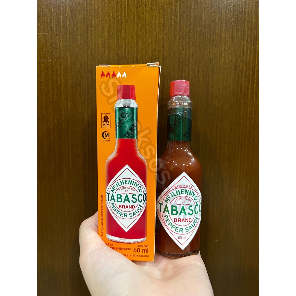 

TABASCO BRAND PEPPER SAUCE 60ML / TOBASCO SAUS CABAI CABE