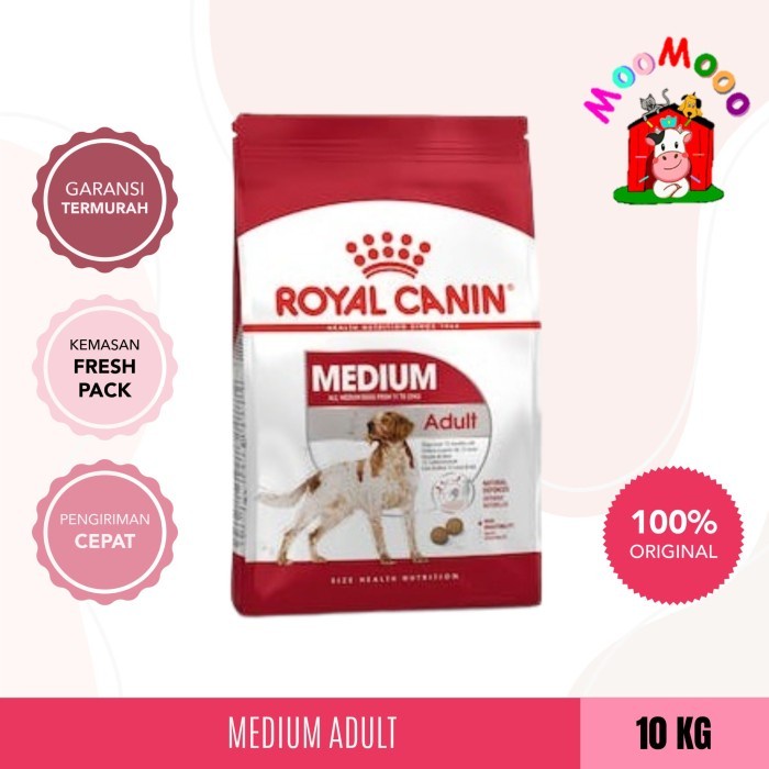 PROMO Royal Canin Medium Adult 10 Kg - Makanan Anjing / Dog Food