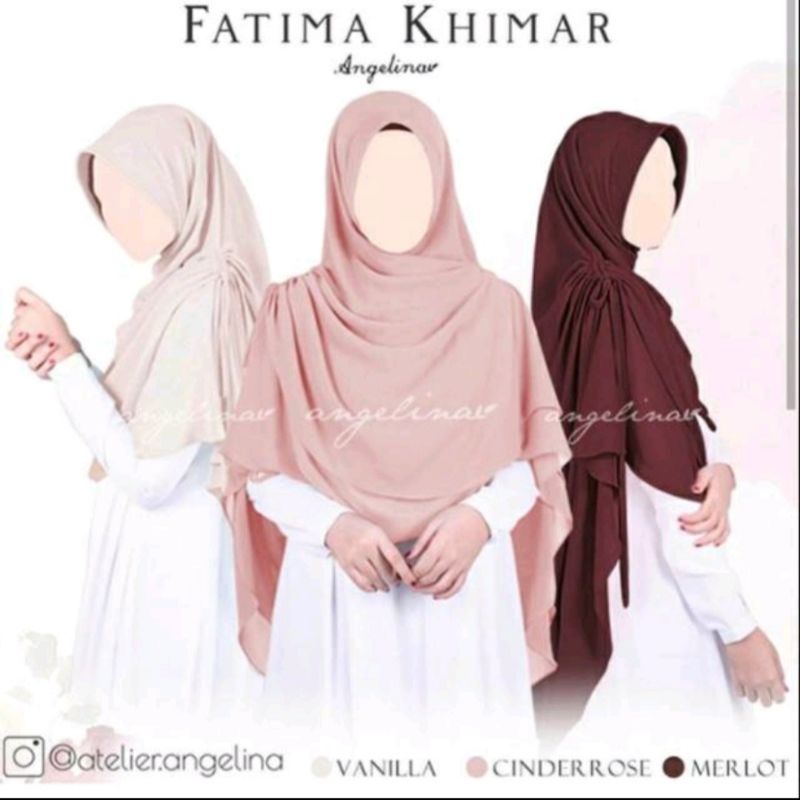 [PRELOVED] FATIMA KHIMAR ATELIER ANGELINA