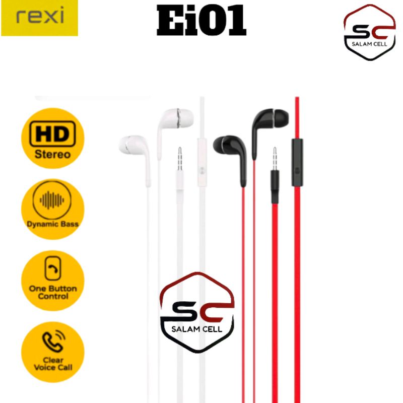 Headset Rexi Ei01 Dinamic Bass Original