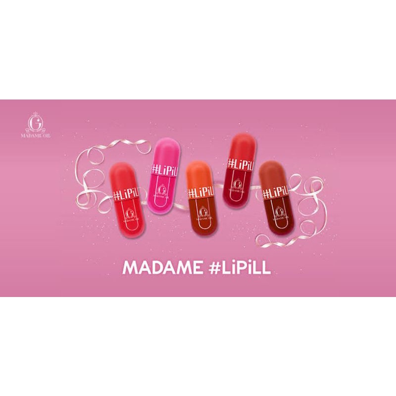 Madame Gie Lipill Lip Tint Lip Stain BPOM HALAL