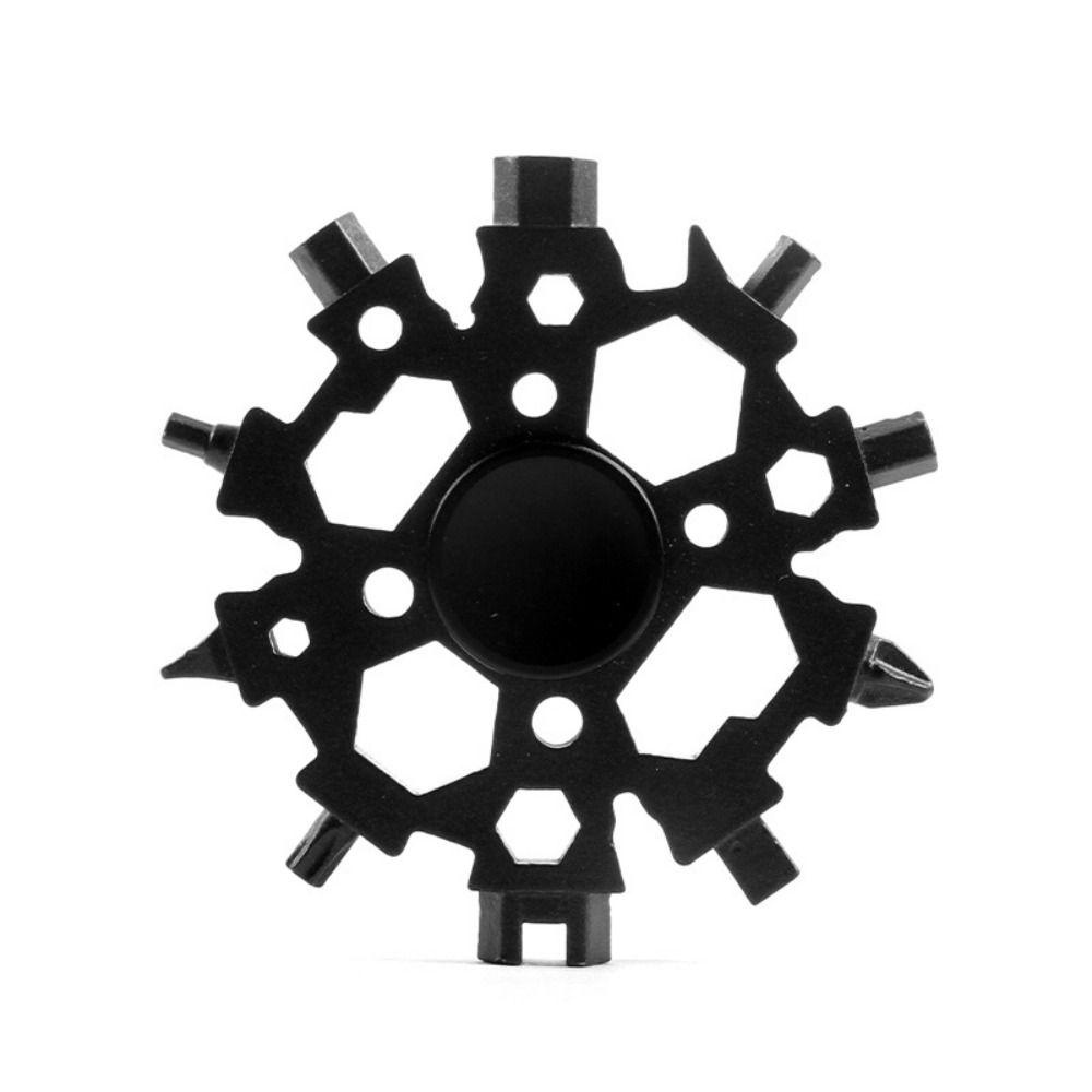 【 ELEGANT 】 Snow Spinner Spanner EDC 23in1 Stainless Steel Hand Tool Hex Wrench Outdoor Survival Tools Combination Spanner