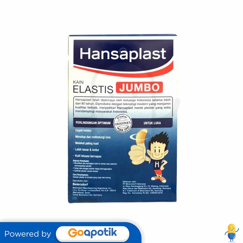 HANSAPLAST ELASTIS KAIN  STANDAR  DAN JUMBO 10 PCS