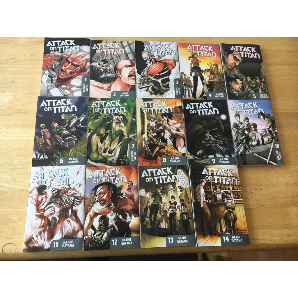 [INDONESIA] BUKU KOMIK ATTACK ON TITAN FULL SERIES PLUS STIKER - SHINGEKI NO KYOJIN - MANGA HAJIME ISAYAMA [ORIGINAL]