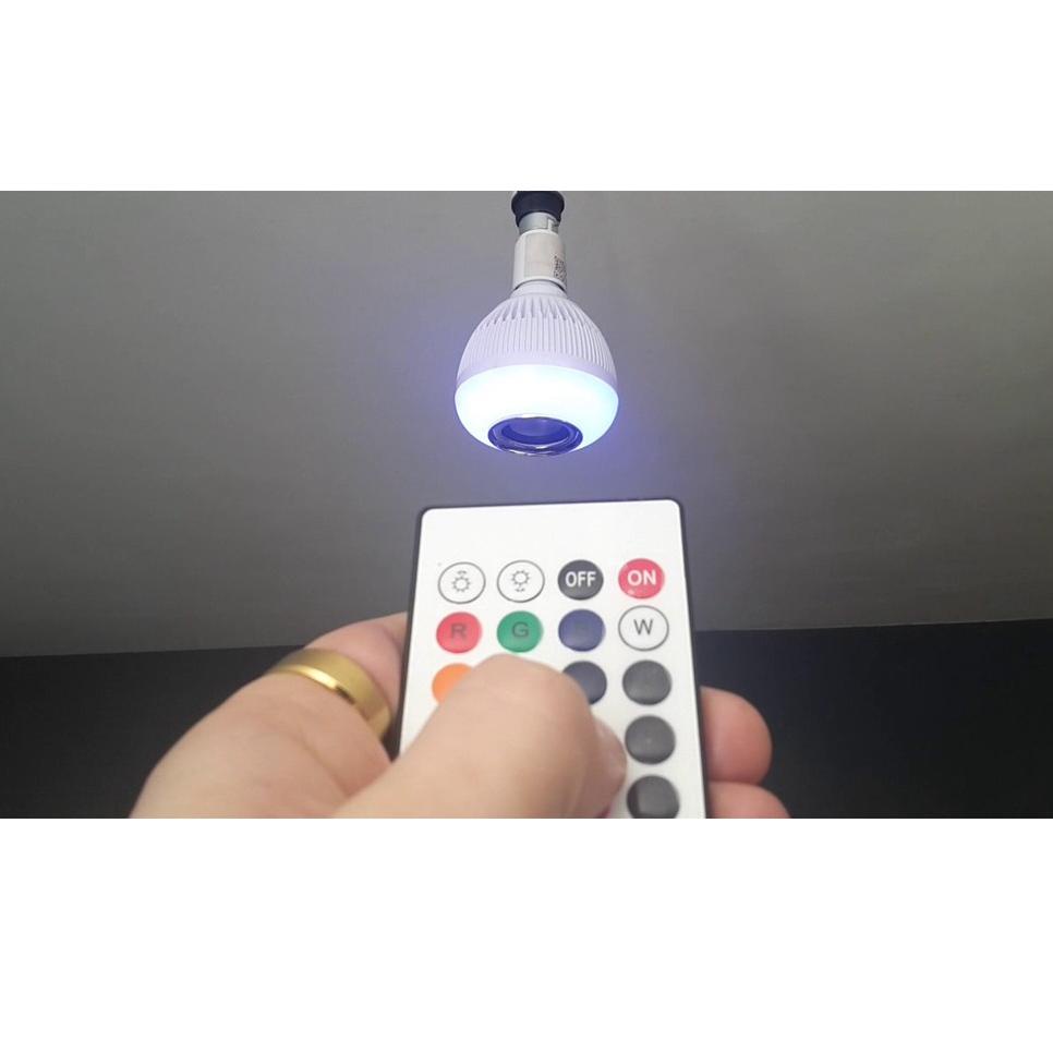 CUCI GUDANG << Jenius >> LAMPU SPEAKER E27 LED / LAMPU LED MUSIK BULB / APP ♕ 895