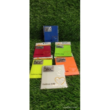 

Post it Transparant/Memo note Jepang Viral 75X75mm