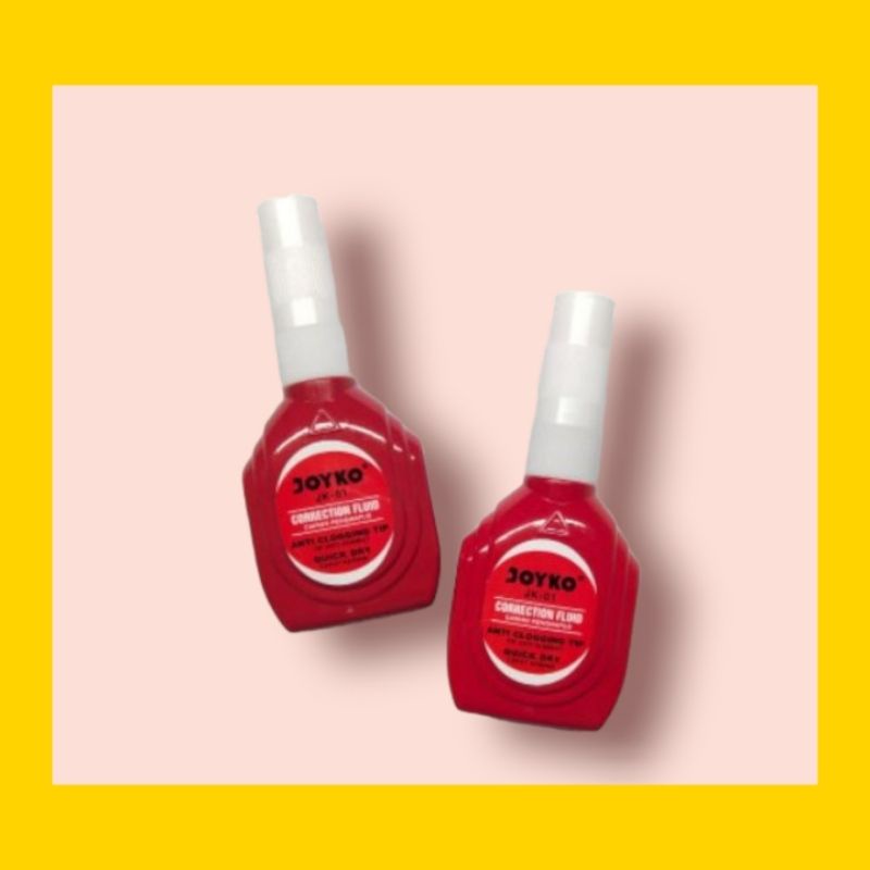 

Tipe X merah correction tape cair jk-01 putih