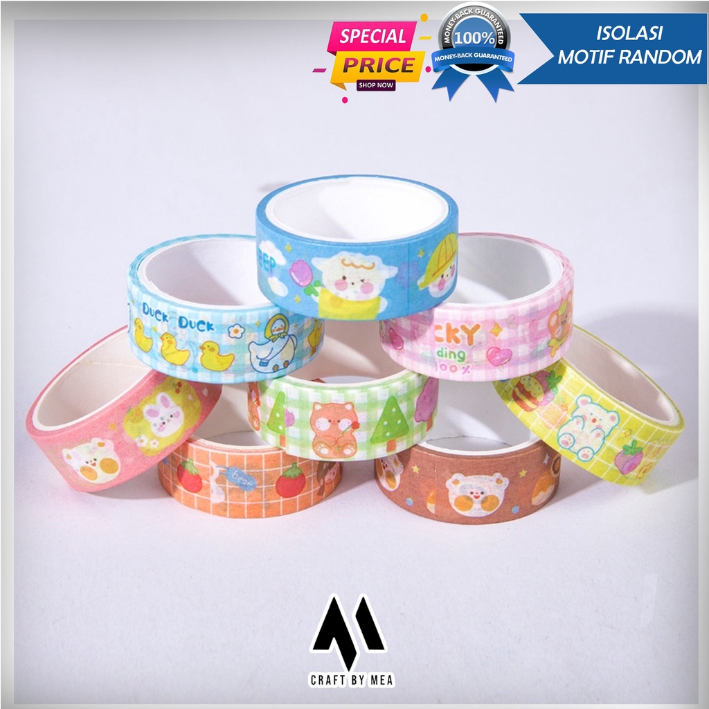 

Isolasi Selotip Motif Warna Warni solatip Solasi Random karakter