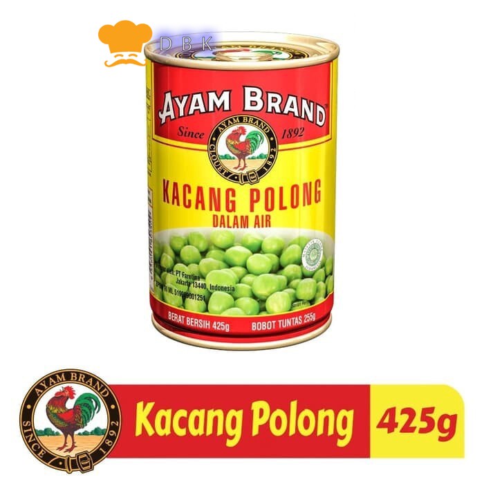 

Kacang Polong Kaleng Ayam Brand 425gr