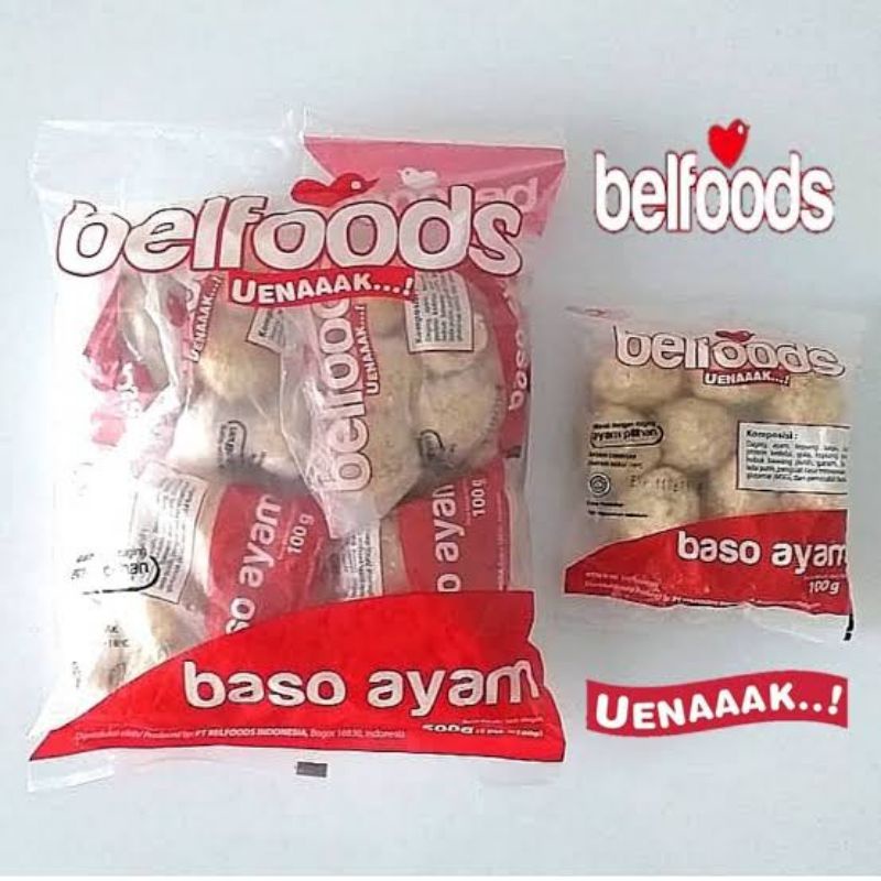 ✨ FSFF ✨ [instant] Belfoods Bakso Ayam Inner Pack isi 10s