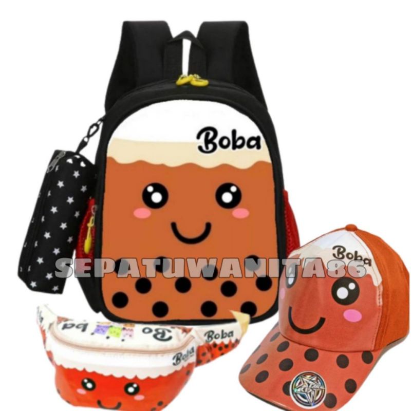 Tas anak Boba - tas ransel anak - tas anak cewek tas sekolah anak perempuan