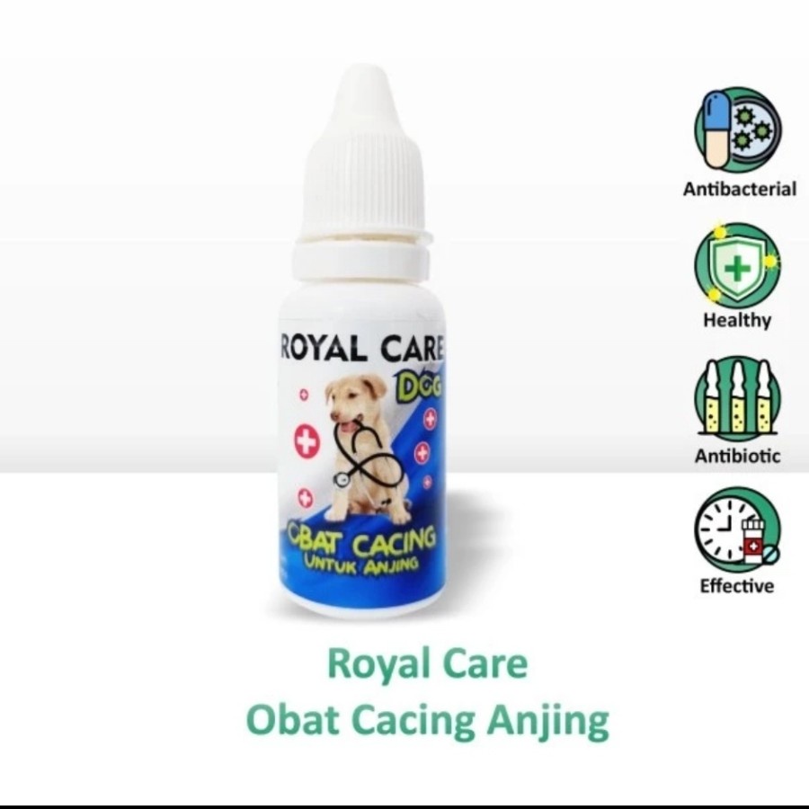 Royal Care Obat Cacing Dog 10ml - Obat Tetes Anjing Ampuh Basmi Cacing
