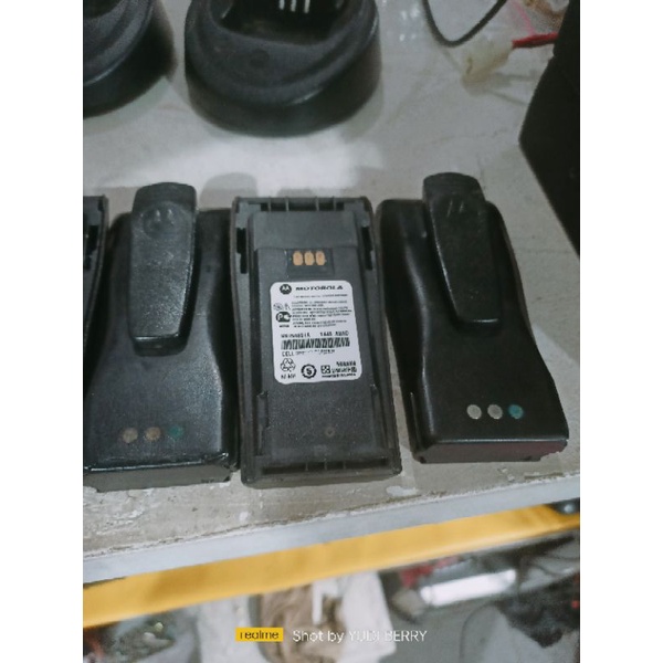 BATERAI MOTOROLA GP3188 RUSAK DROPS PLUS BELT CLIP BATTERY HT MOTOROLA GP 3188 MATI