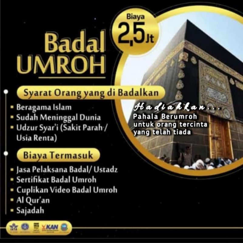 Badal Umroh Amanah Ada Video Dokumentasi Pelaksanaan, Sertifikat dan Souvernir