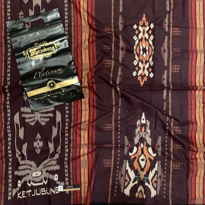 {FamilyStore} SARUNG KETJUBUNG PLATINUM SILVER DPK DOBBY PANCINGAN KEMBANG - DPK 2 Diskon