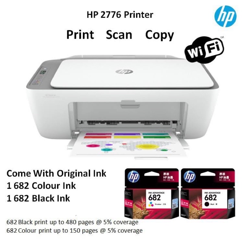 [Humstore] Printer HP 2776 wireless wifi all in one
