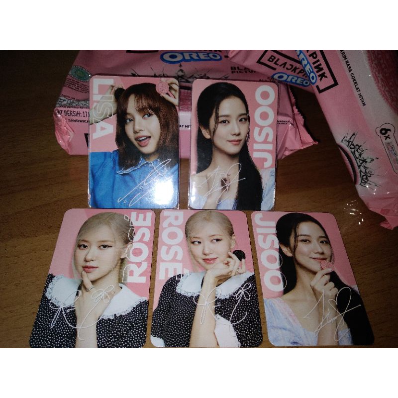 BLACKPINK x Oreo Photocard Only (Official) | PC Blackpink x Oreo TERMURAH