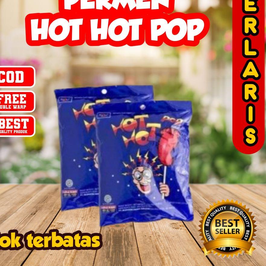 

げ PERMEN JADUL HOT HOT POP 1 PACK ISI 25 PCS | PERMEN KAKI MAKANAN RINGAN SNACK TERMURAH ゥ